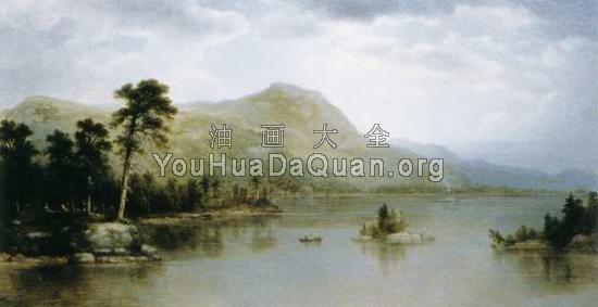 Black Mountain from the Harbor Islands, Lake George - 艾斯·布朗·杜兰德